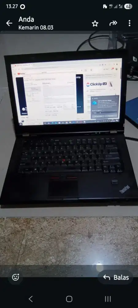 Lenovo t420 core i5 gen 2 ssd 128 ram 4gb