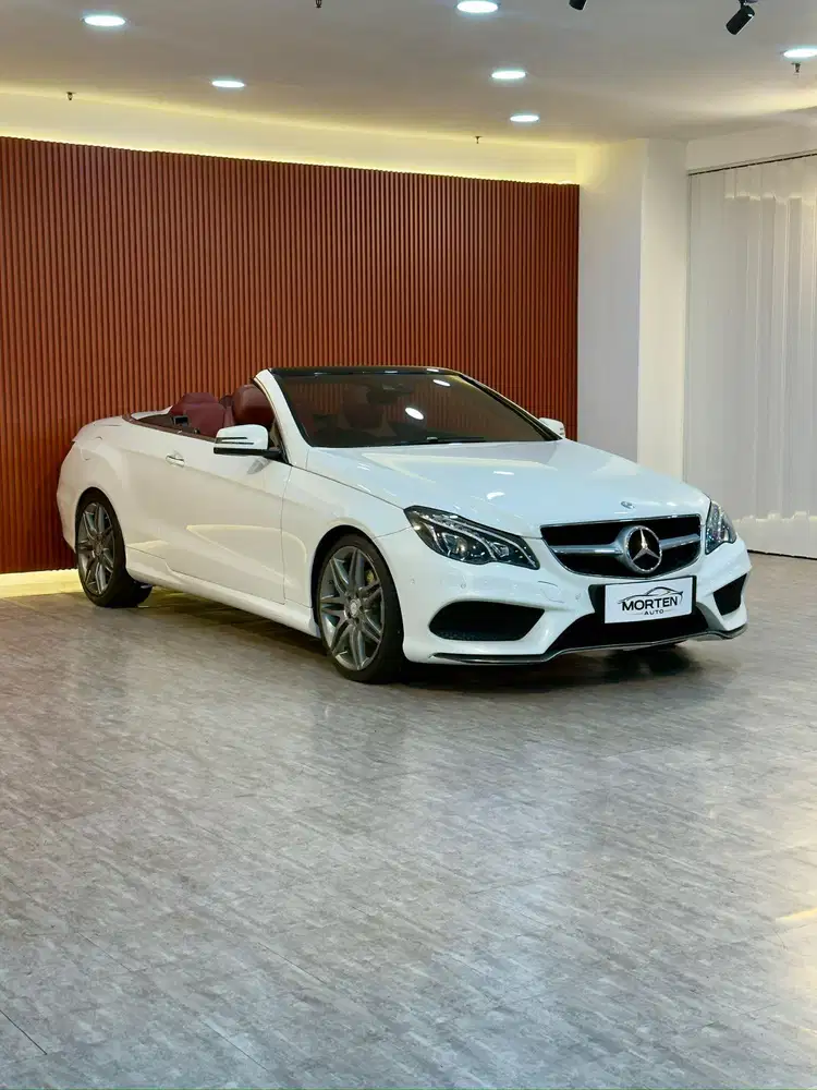 Mercedes Benz E 250 AMG Cabrio 2013 Odo 47 Ribu Record Bergaransi