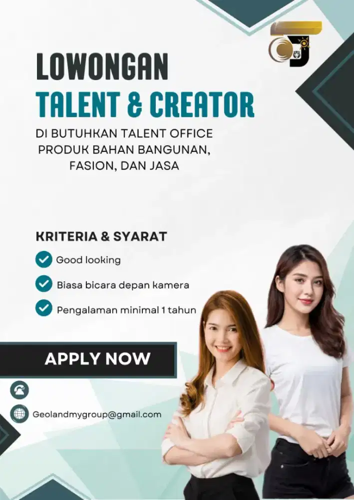 Di butuhkan talent creator