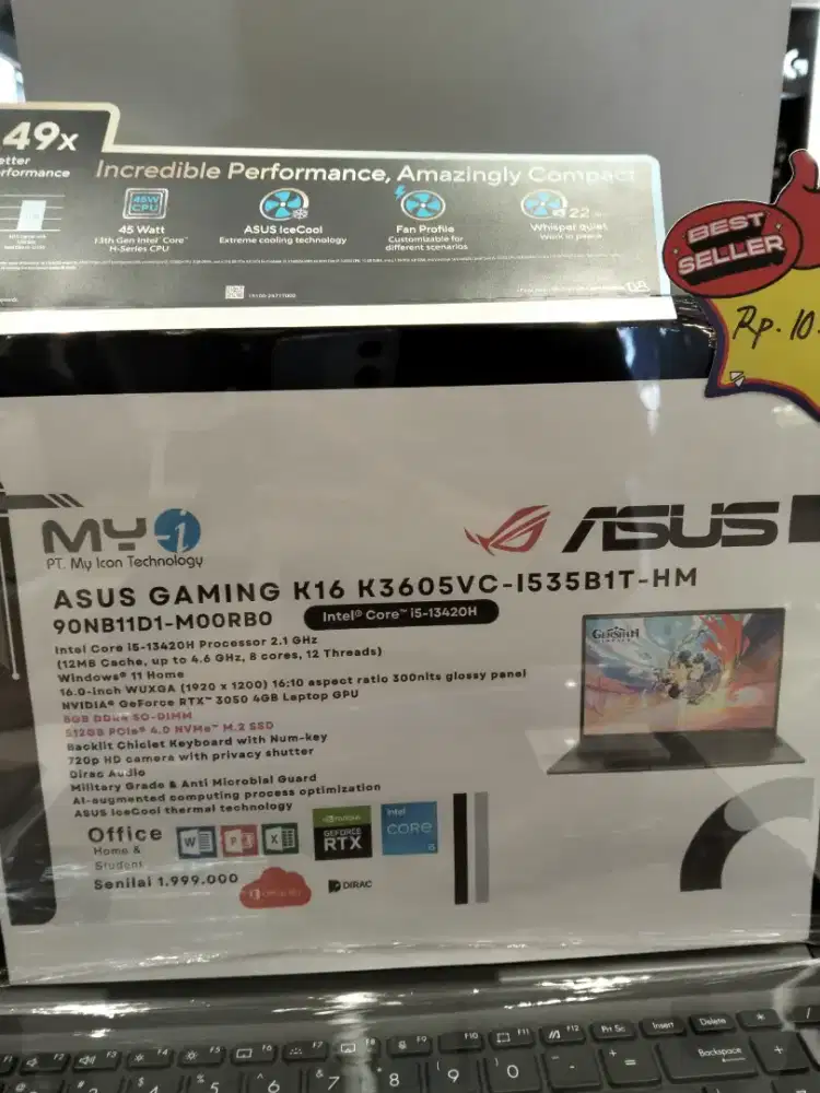 Asus Gaming K16 K3605VC-1535B1T-HM