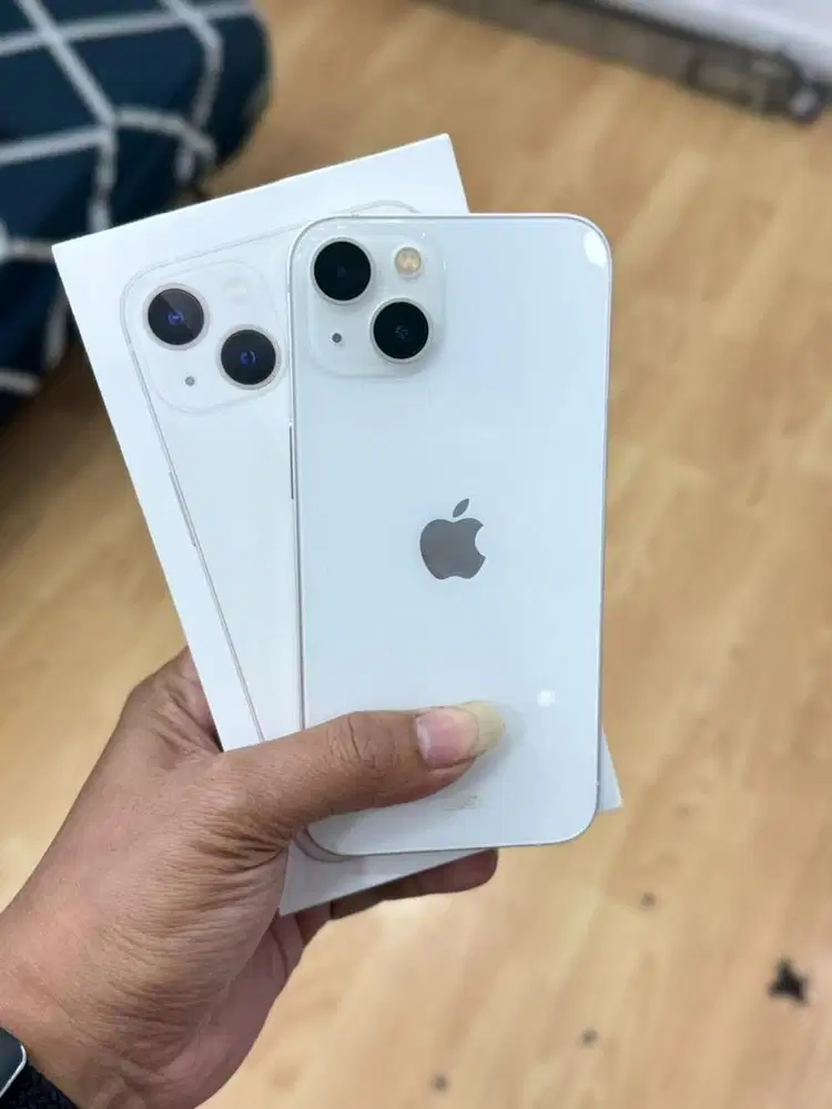 Iphone 13 128Gb Starlight second resmi ibox mulus no minus fullset ori