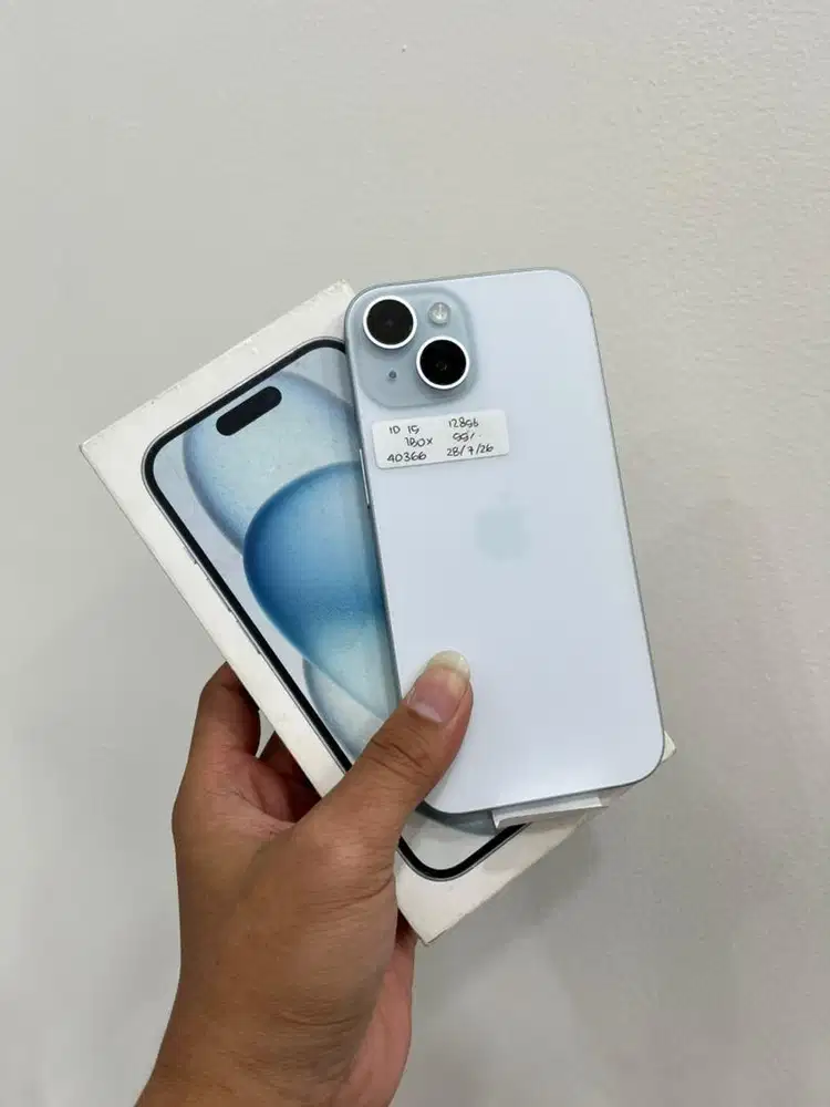 Iphone 15 128gb iBox Blue Like New
