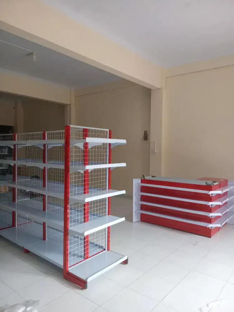 Perlengkapan Rak minimarket,Rak gondola