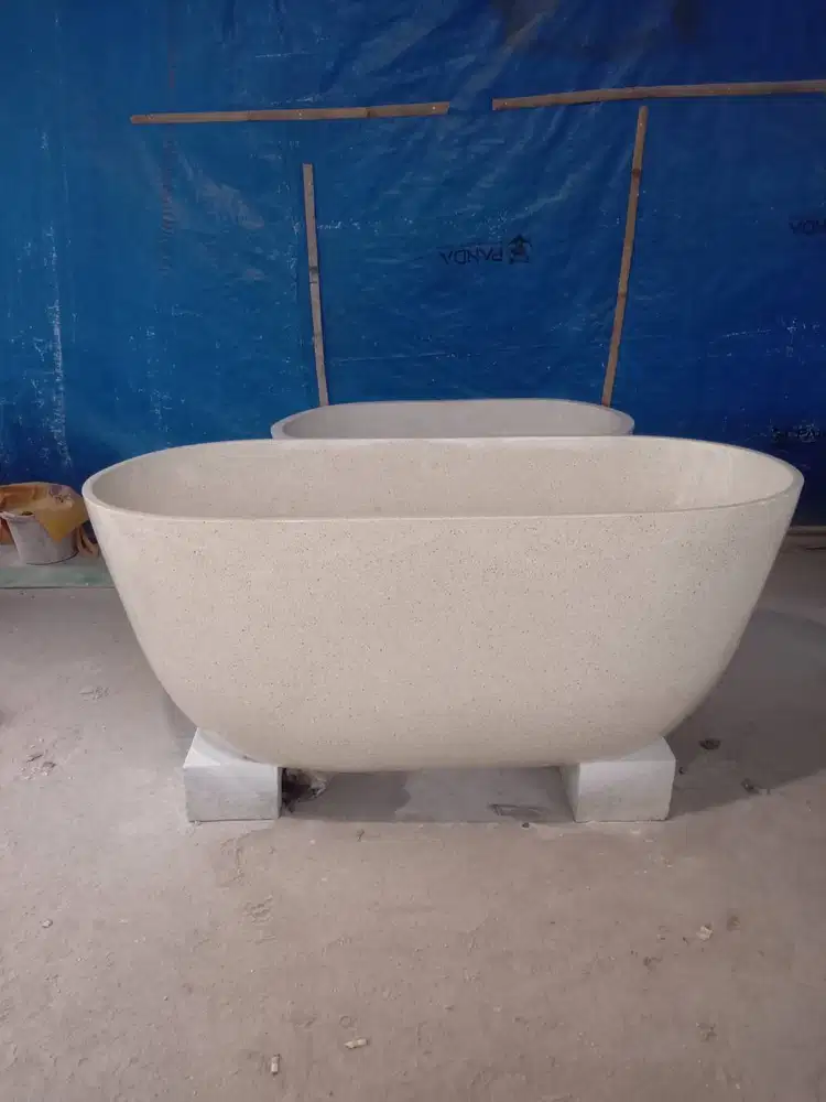 bathtub terrazzo tipe elips luxury