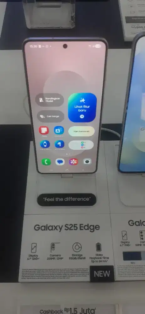 Galaxy S25 Edge Ram 12/256GB baru/Segel/GaransiResmi Rp.15,999,000