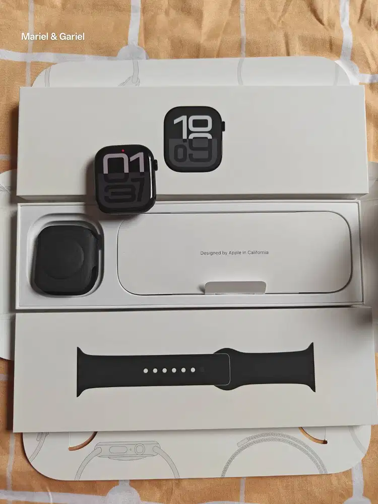 Apple Watch iWatch Series 10 46mm iBox Resmi Jet Black BH 100% Perfect