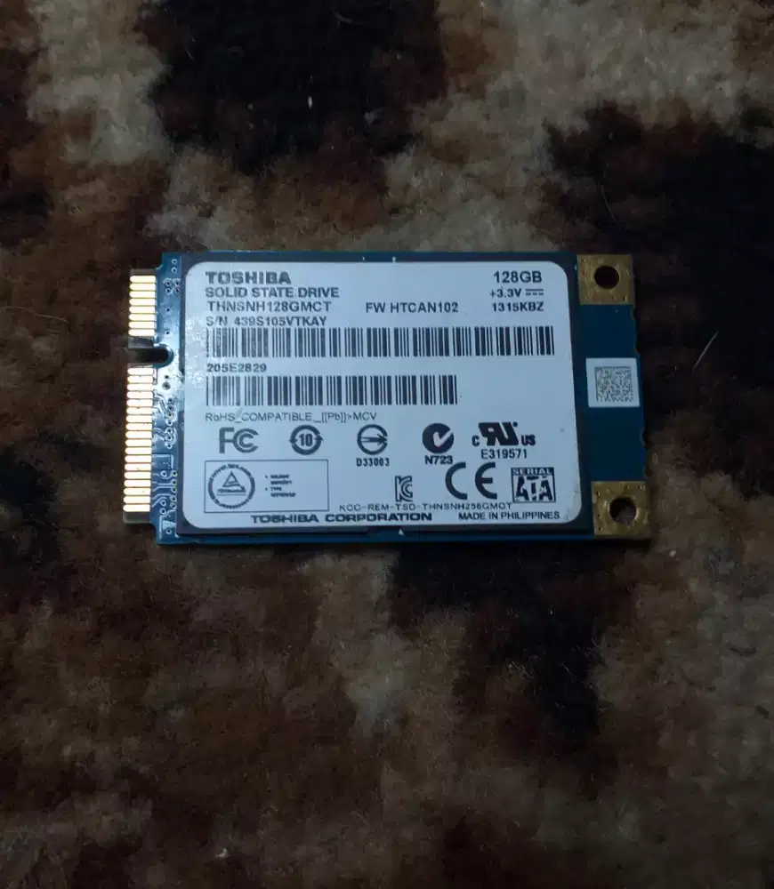 Ssd m2 128gb toshiba