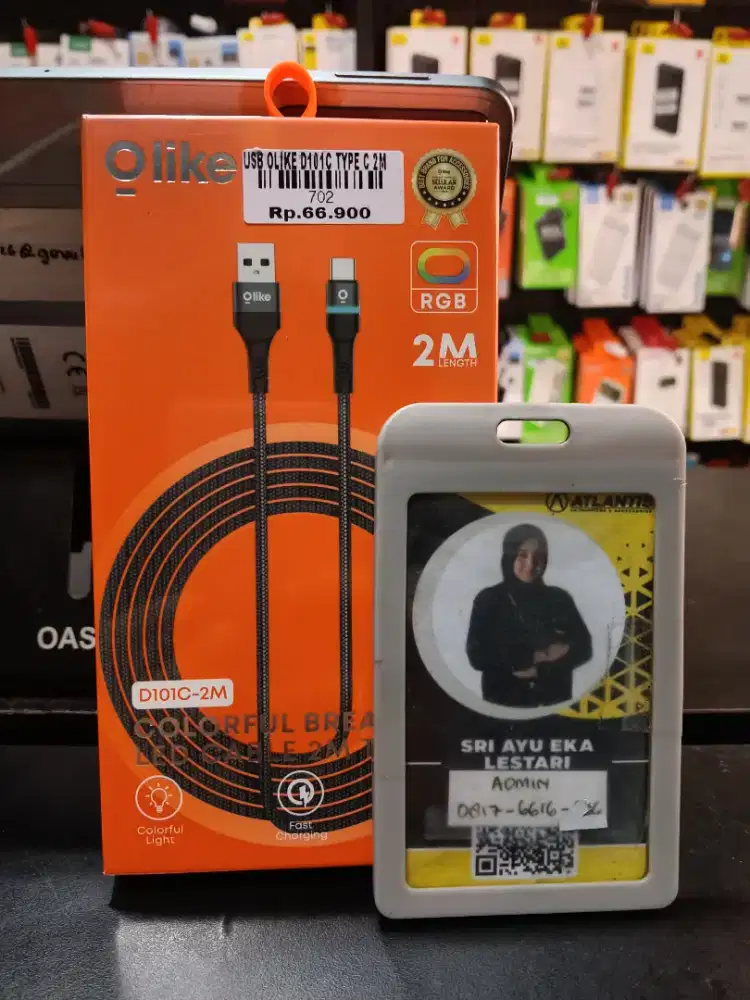 USB OLIKE D101C TYPEC 2M ATLANTIS DAHSYAT