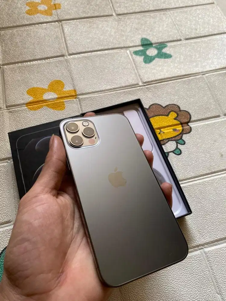 Iphone 12pro 128gb inter warna graphite