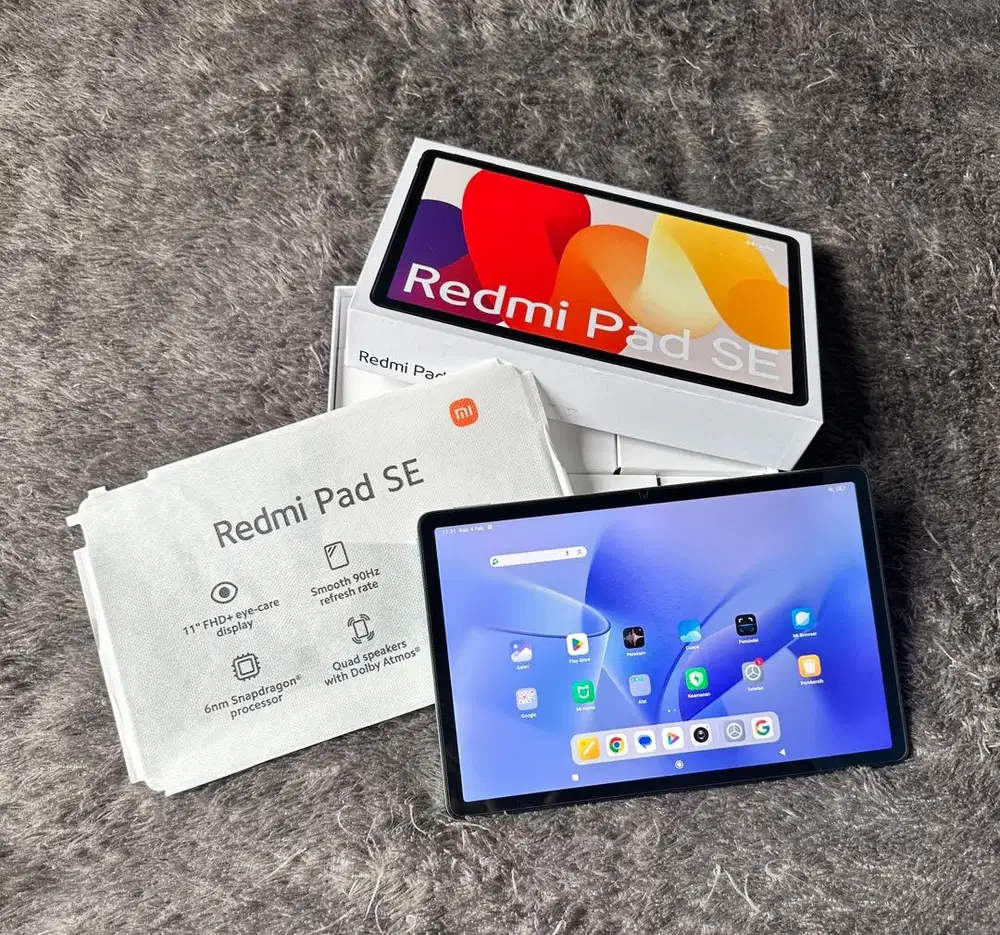Tablet Xiaomi Redmi Pad SE 4/128GB Mulus Lengkap