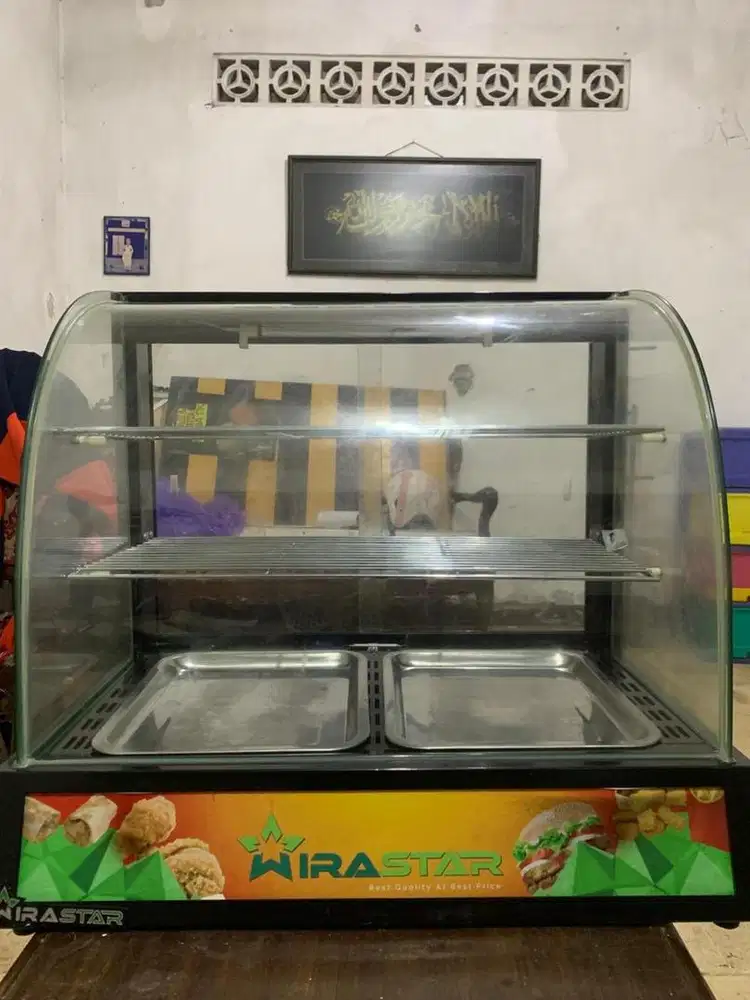 DIJUAL Showcase Warmer SHC-2P JUMBO Mesin Penghangat. LIKE NEW, MULUS