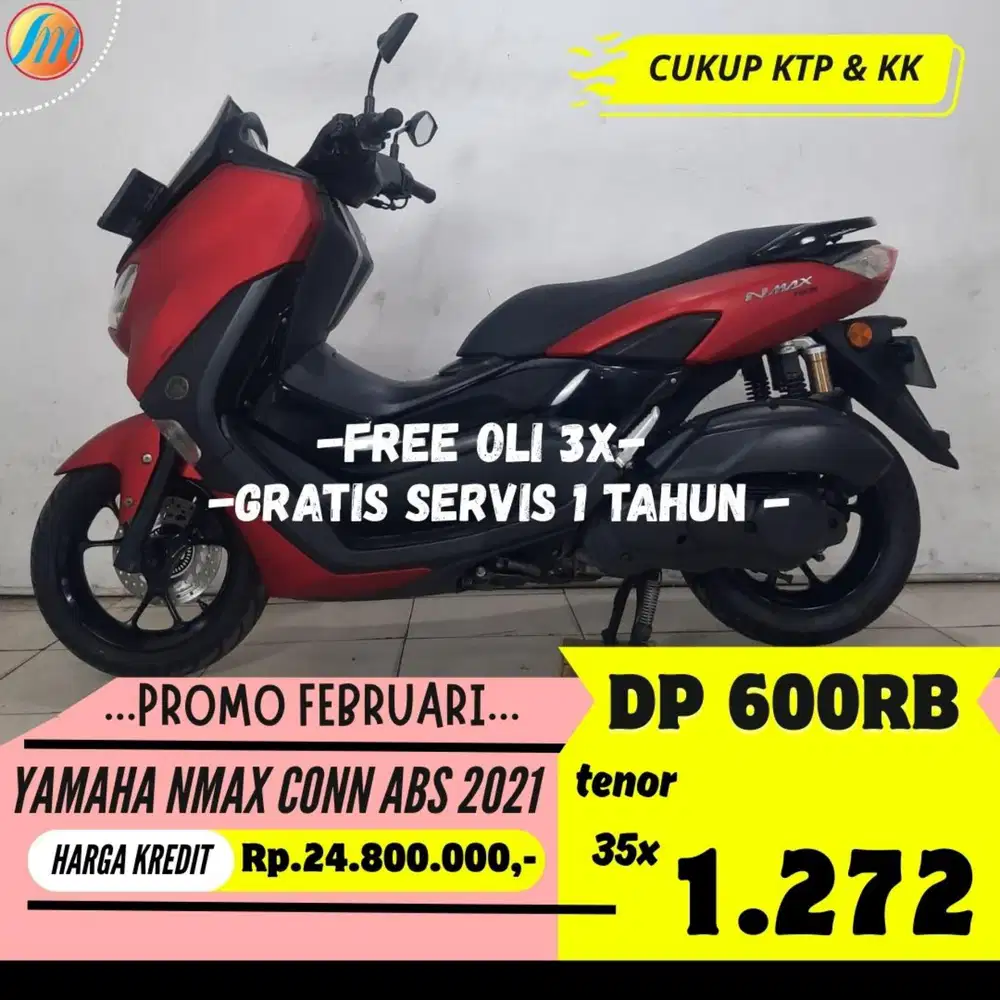 DP 600RIBU YAMAHA NMAX CONNECTED ABS 2021 ANGSURAN SANGAT TERJANGKAU