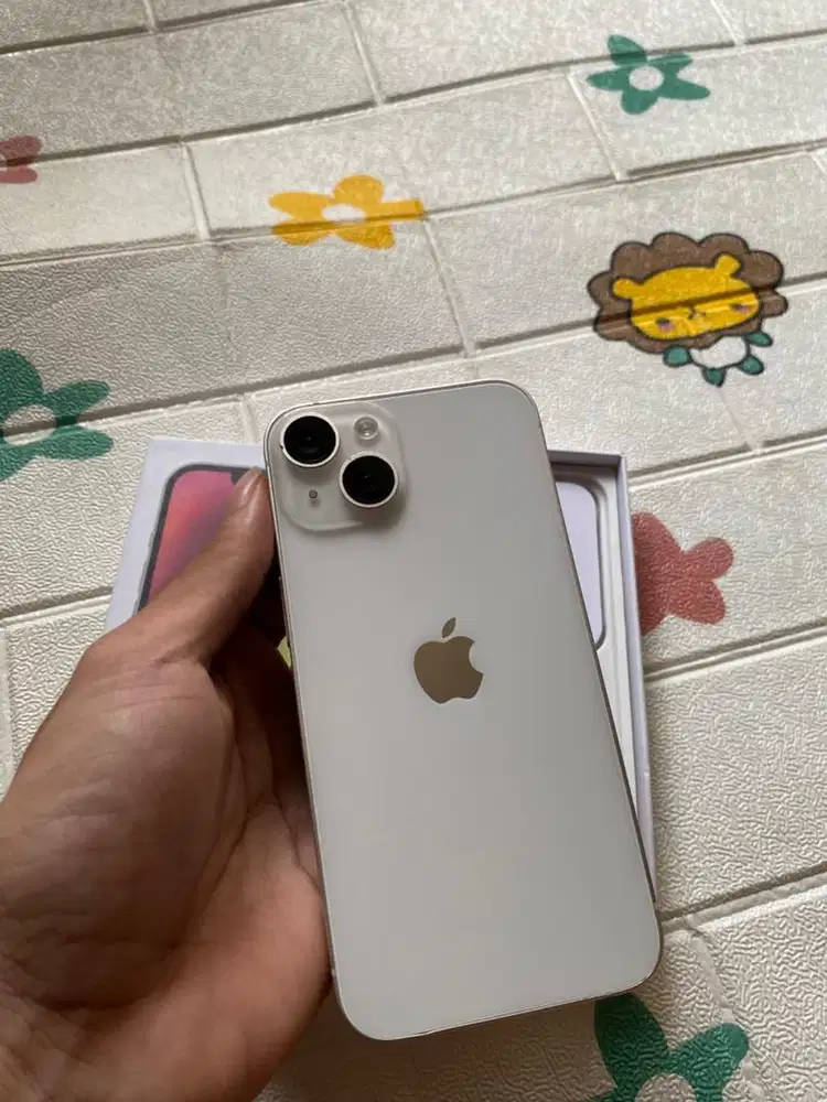Iphone 14 ibox 128gb warna starlight