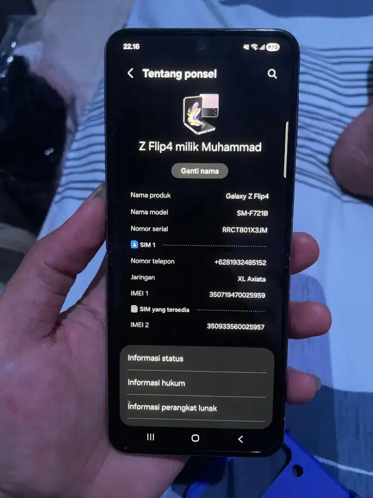 Samsung zflip 4 ex sein