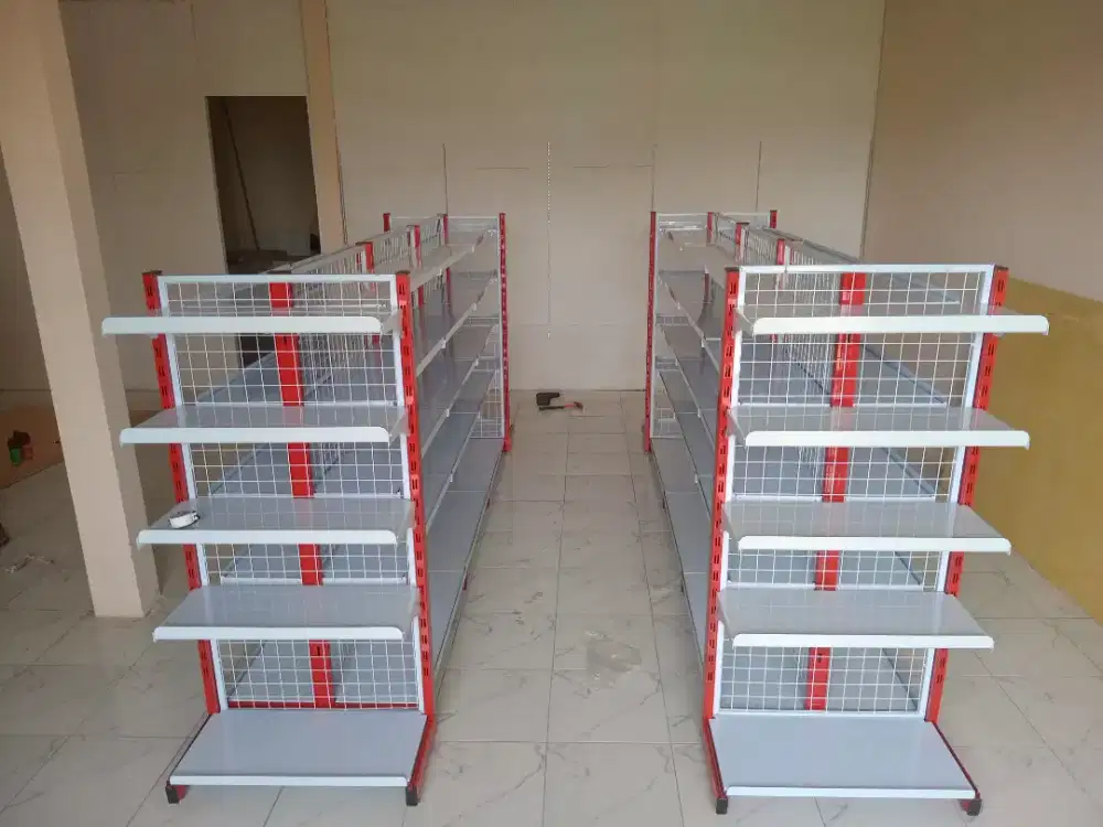 Rak gondola,perlengkapan Rak minimarket