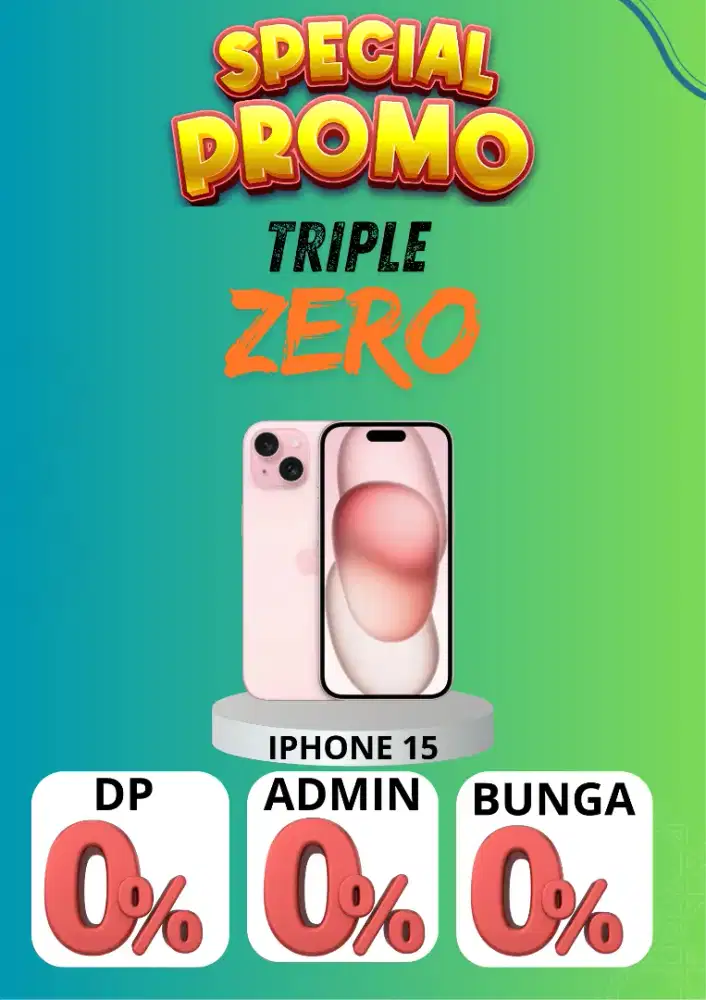 iPhone 15 128 ready kredit murah