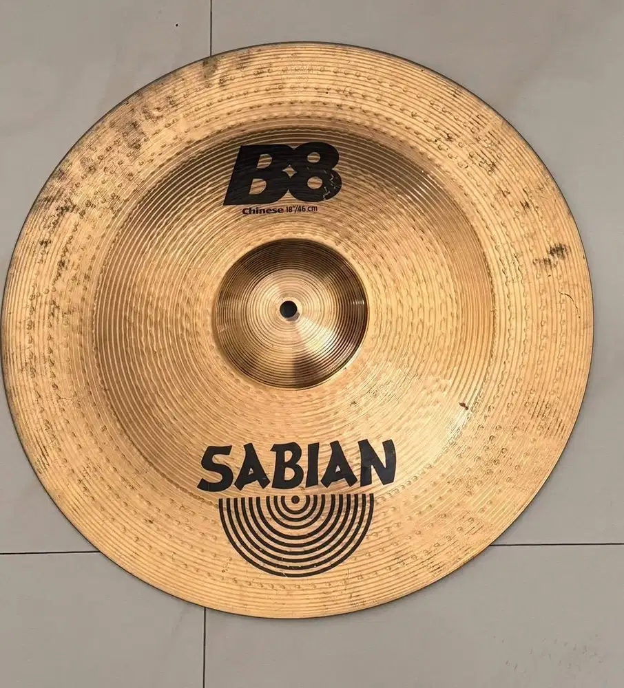 Cymbal china sabian b8 18 inci