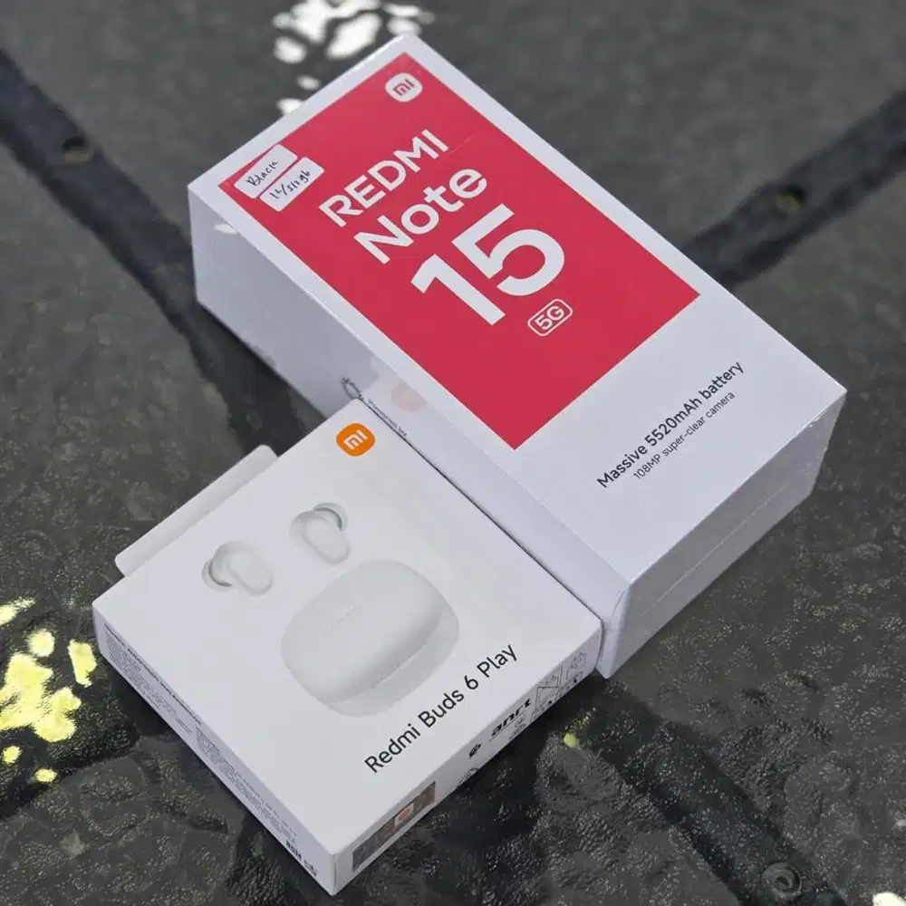 BELI REDMI NOTE 15 SERIES HARI INI FREE HEADSET BLUETOOTH
