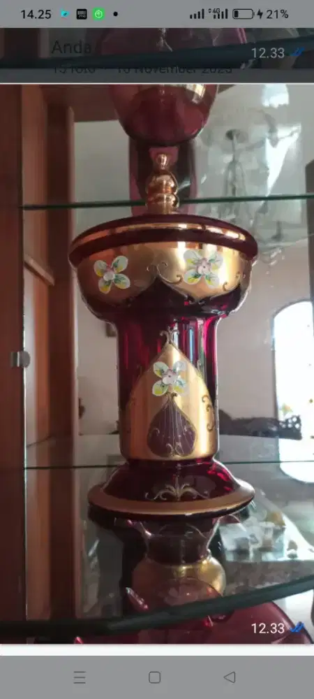 Pajangan kristal bohemia