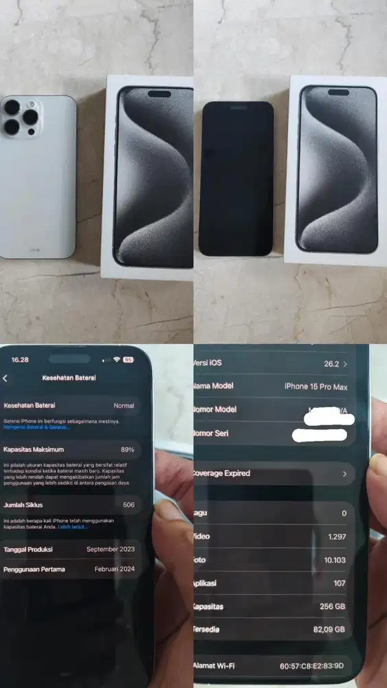 Iphone 15 promax 256