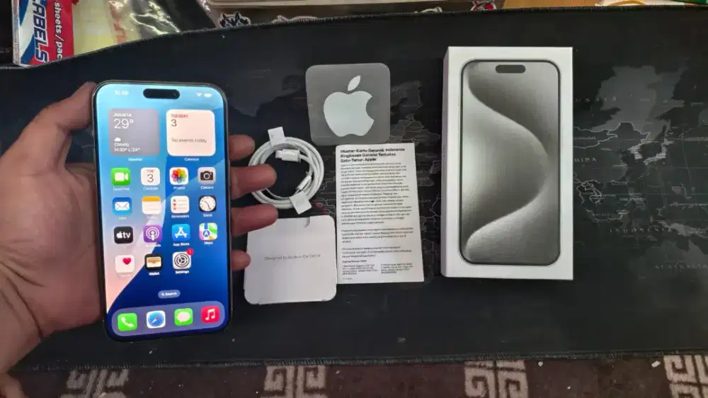 15 Pro Max 256gb iBox bisa TT