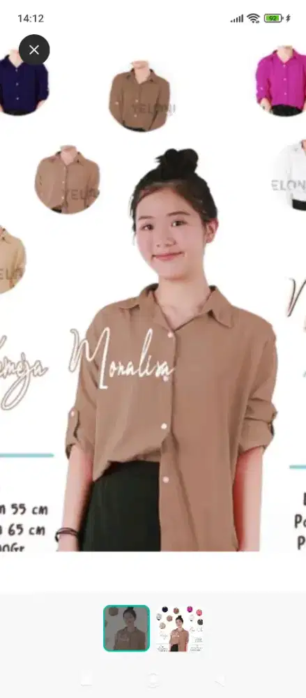 Kemeja panjang wanita