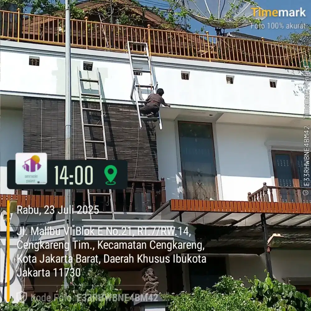 Tukang cat dinding baru/lama