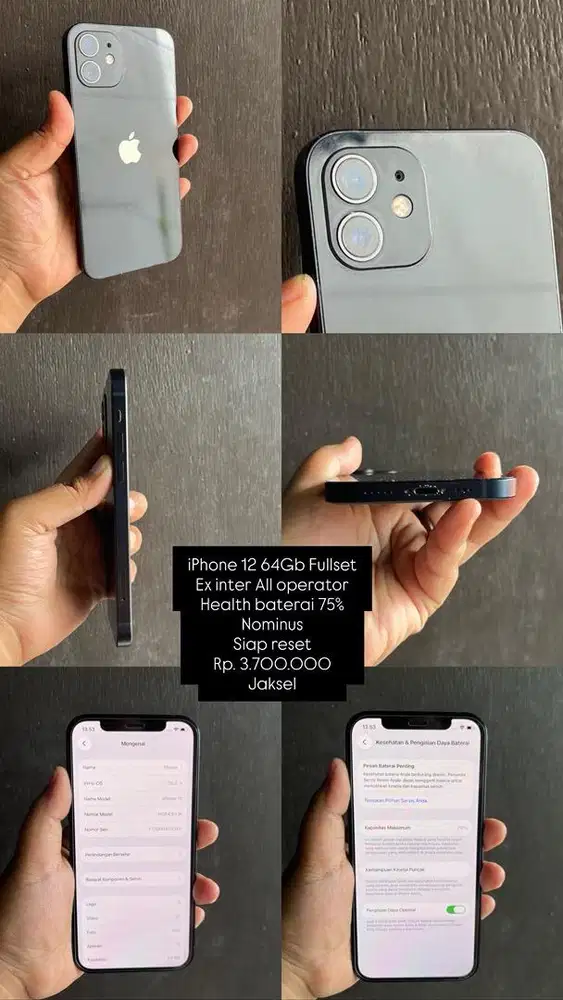 iPhone 12 64Gb Fullset