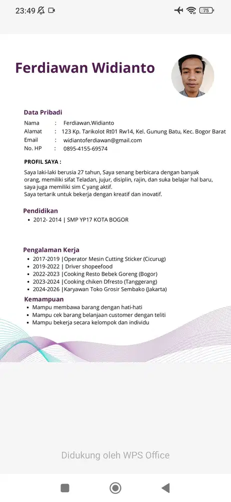 Cari Loker Apa saja,yang penting  HALAL