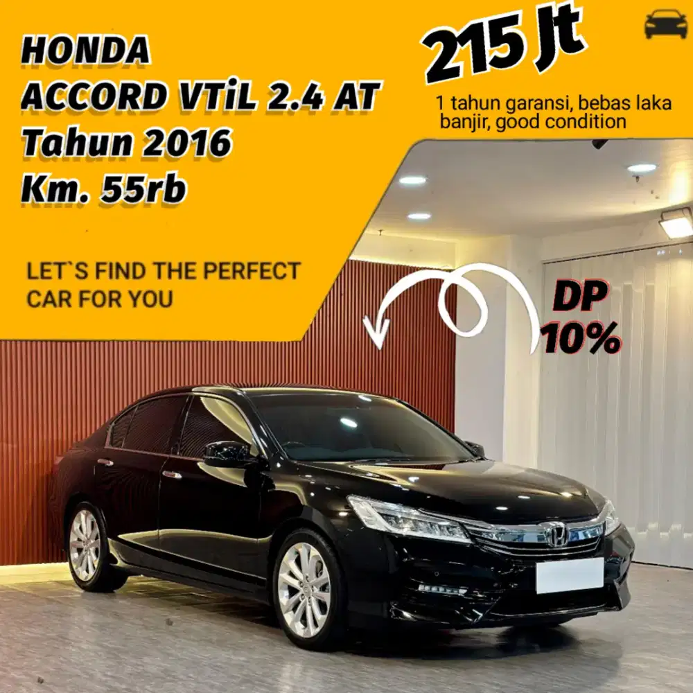 Honda Accord VTiL 2.4 AT Tahun 2016