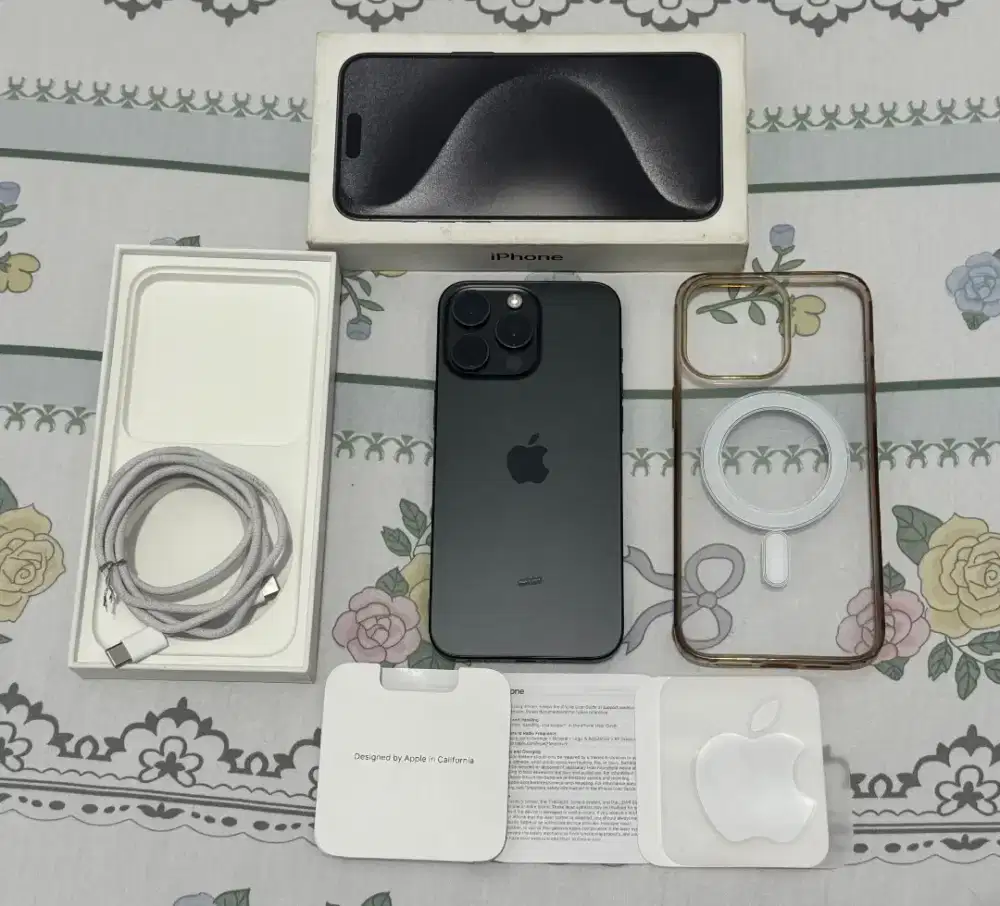 IPHONE 15 PRO MAX 256GB BLACK TITANIUM EKS IBOX