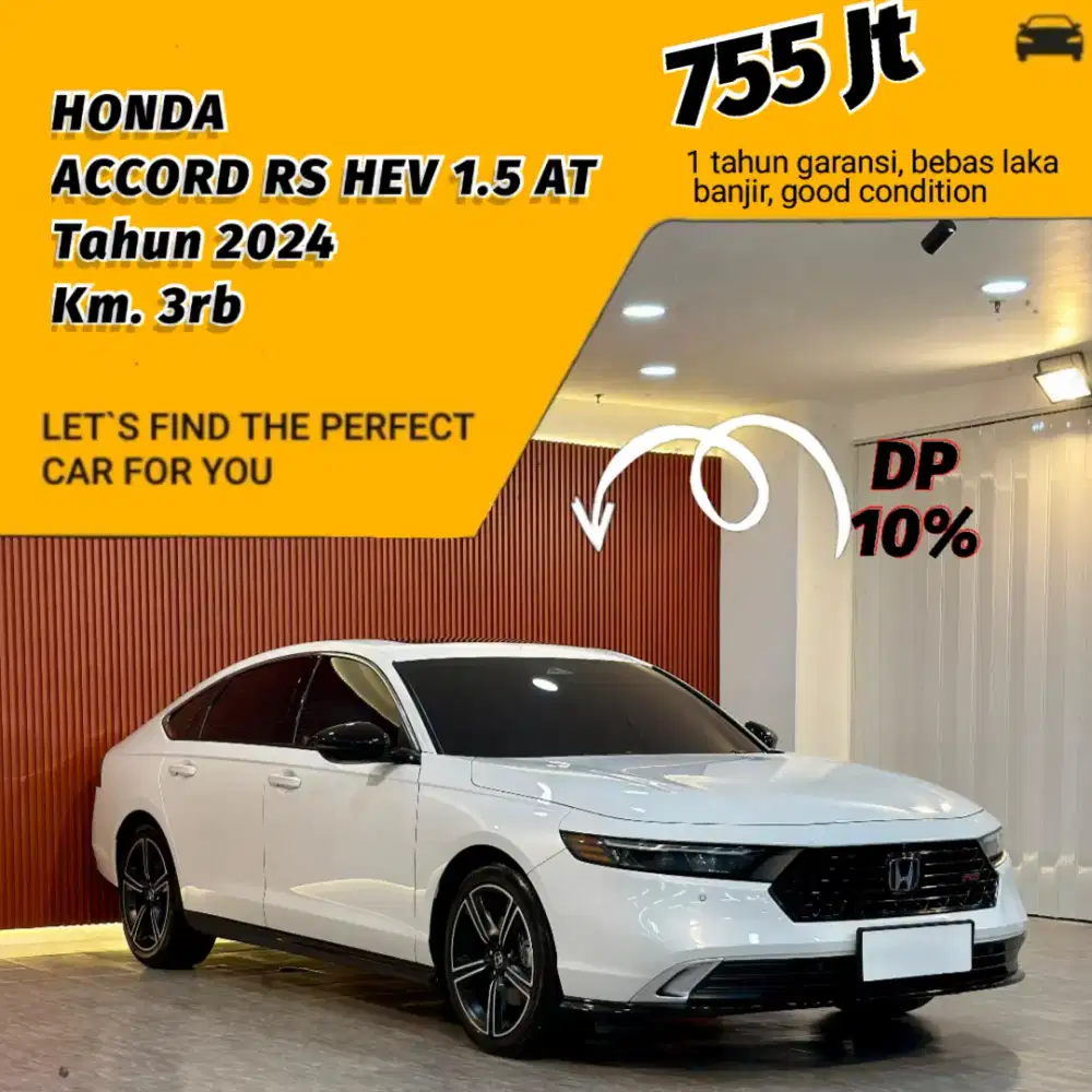 Honda Accord RS HEV 2.0 AT Tahun 2024