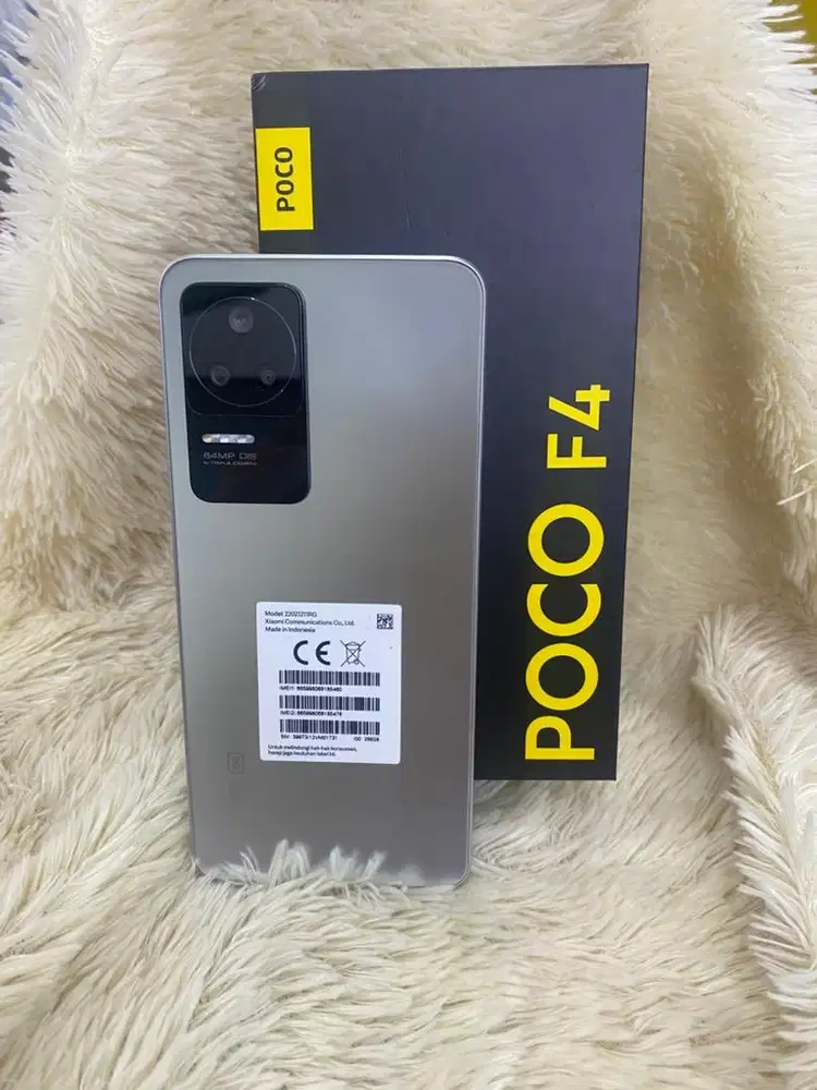Poco F4 5G ram /256 silver fullset original #3Gcom