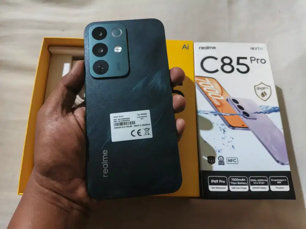 Realme C85 Pro Ram 8/128Gb Lengkap mulus ori