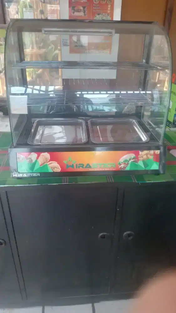 Warming Showcase Wirastar - Etalase Penghangat Ayam & Gorengan