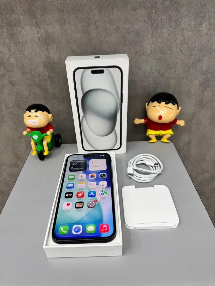 Iphone 15 plus 128 ex ibox Mulus Fullset