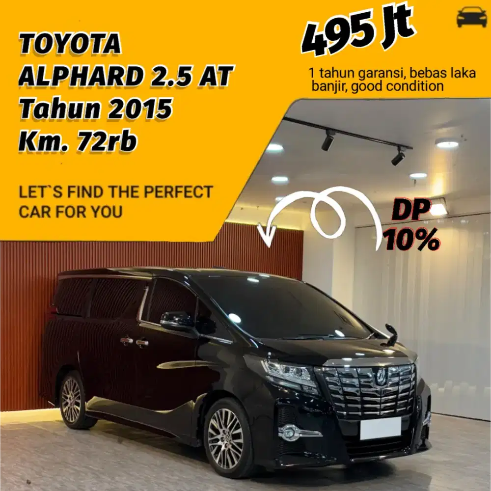 Toyota Alphard SC Premium Sound 2.5 AT Tahun 2015