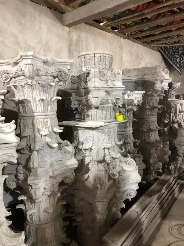 Mahkota pilar pul beton grc