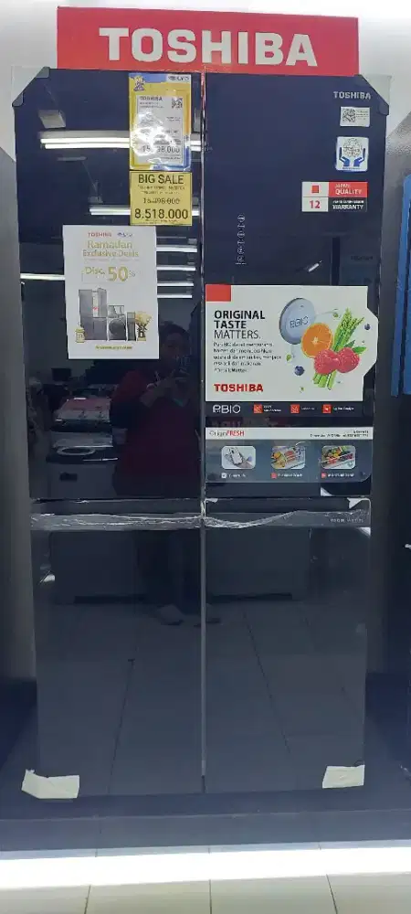 Toshiba 4 Pintu Inverter Bisa Cicil DP 0 Syarat KTP