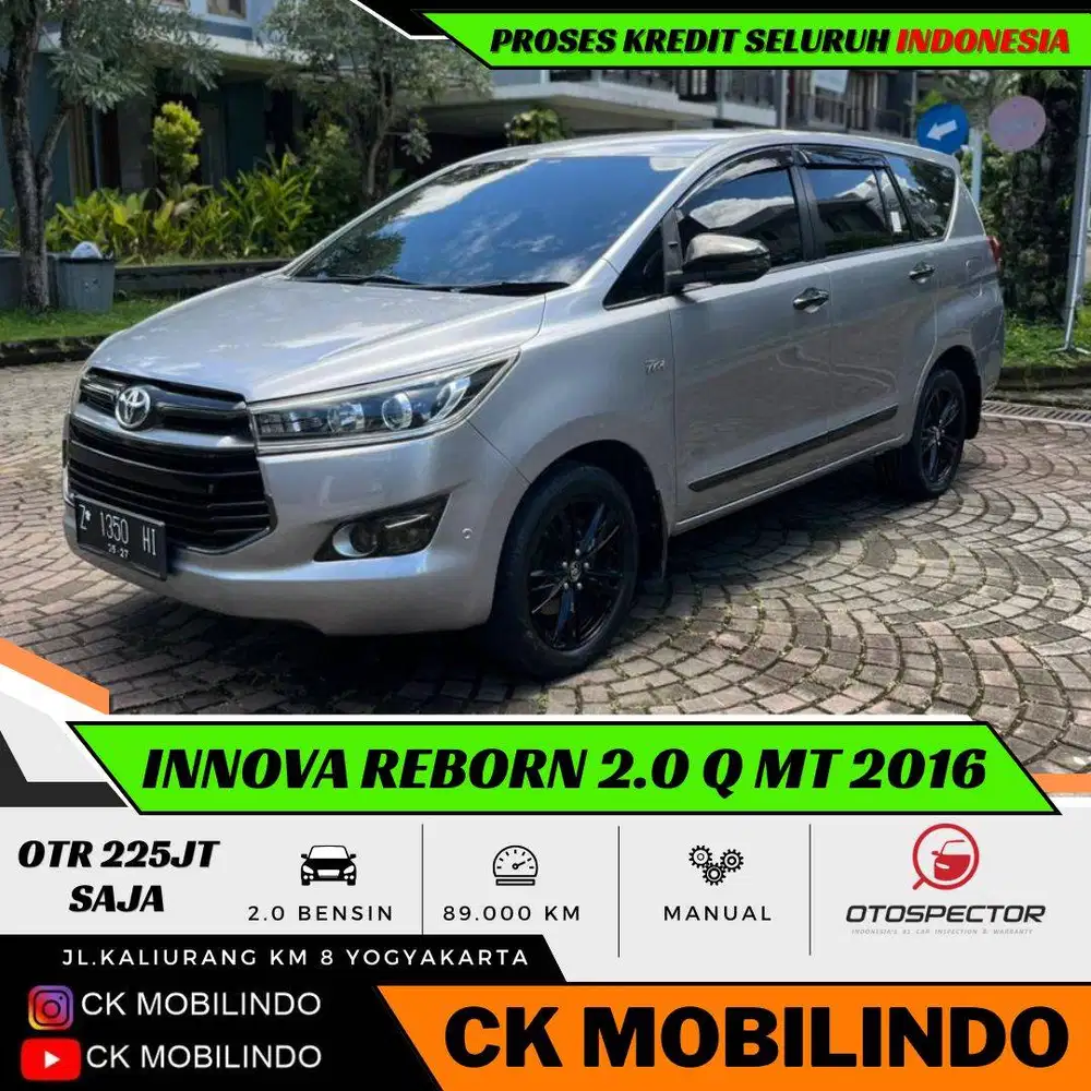Toyota Innova Reborn Q Manual 2016 Langka Orisinil DP Minim Tiggo