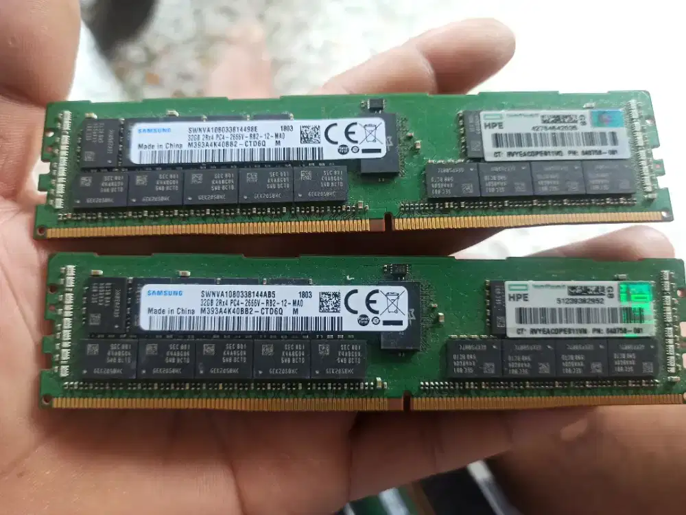 Ram 32gb  dan 8gb