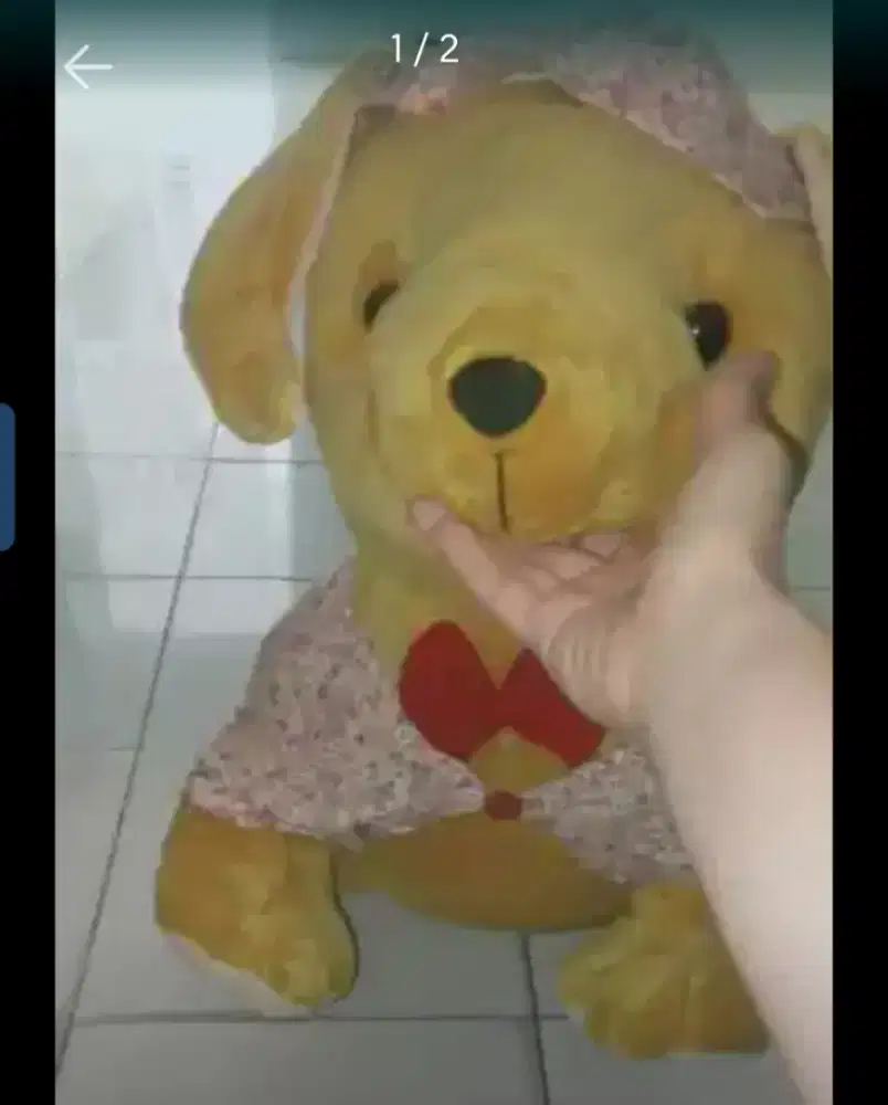 Boneka doggie big jumbo no minus