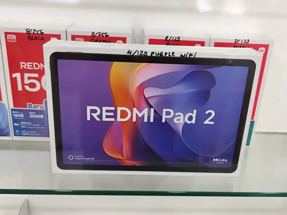 Redmi Pad 2 11 8/128 New,HARGA PROMO,FREE TUMBLER,GaransiResmi 15 Bln