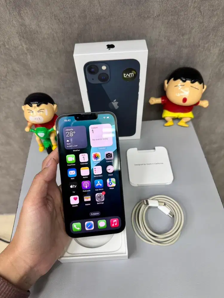 iphone 13 128 ex ibox Fullset Mulus