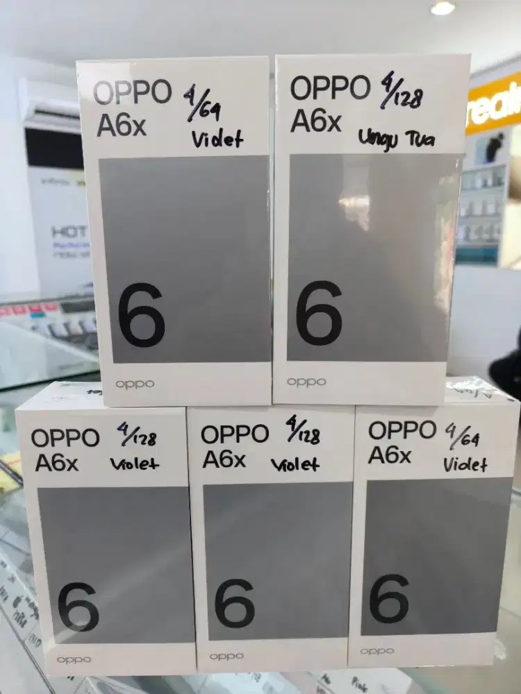 New OPPO A6x 6/256GB Resmi Segel