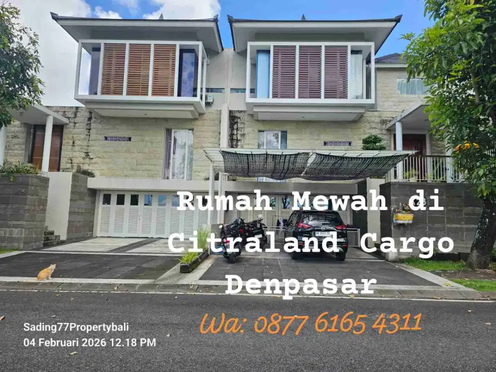 Hunian Cluster Mewah di Citraland ubung Denpasar barat