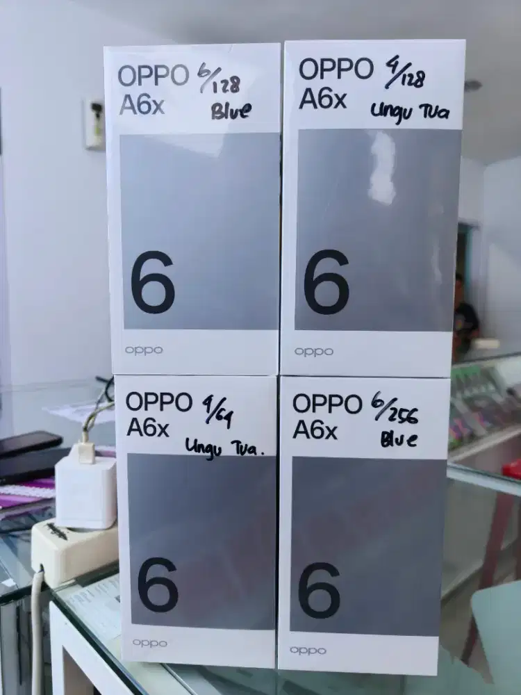 OPPO A6x 6+12GB/256GB Resmi Segel