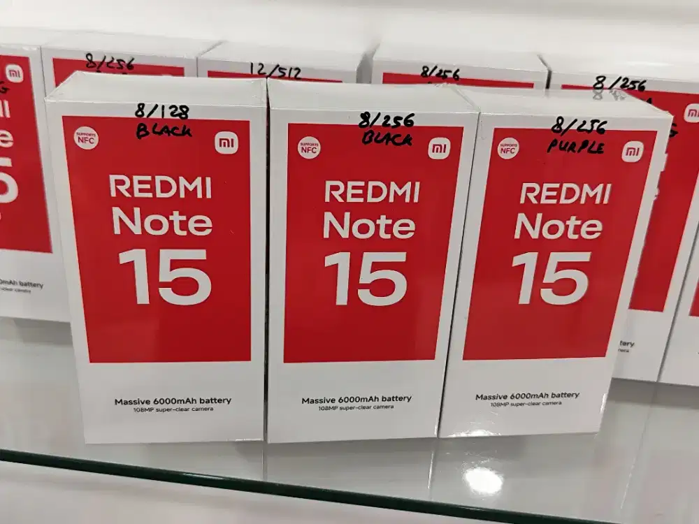Redmi Note 15 4G New,HARGA PROMO,FREE TUMBLER,GaransiResmi 15 Bln