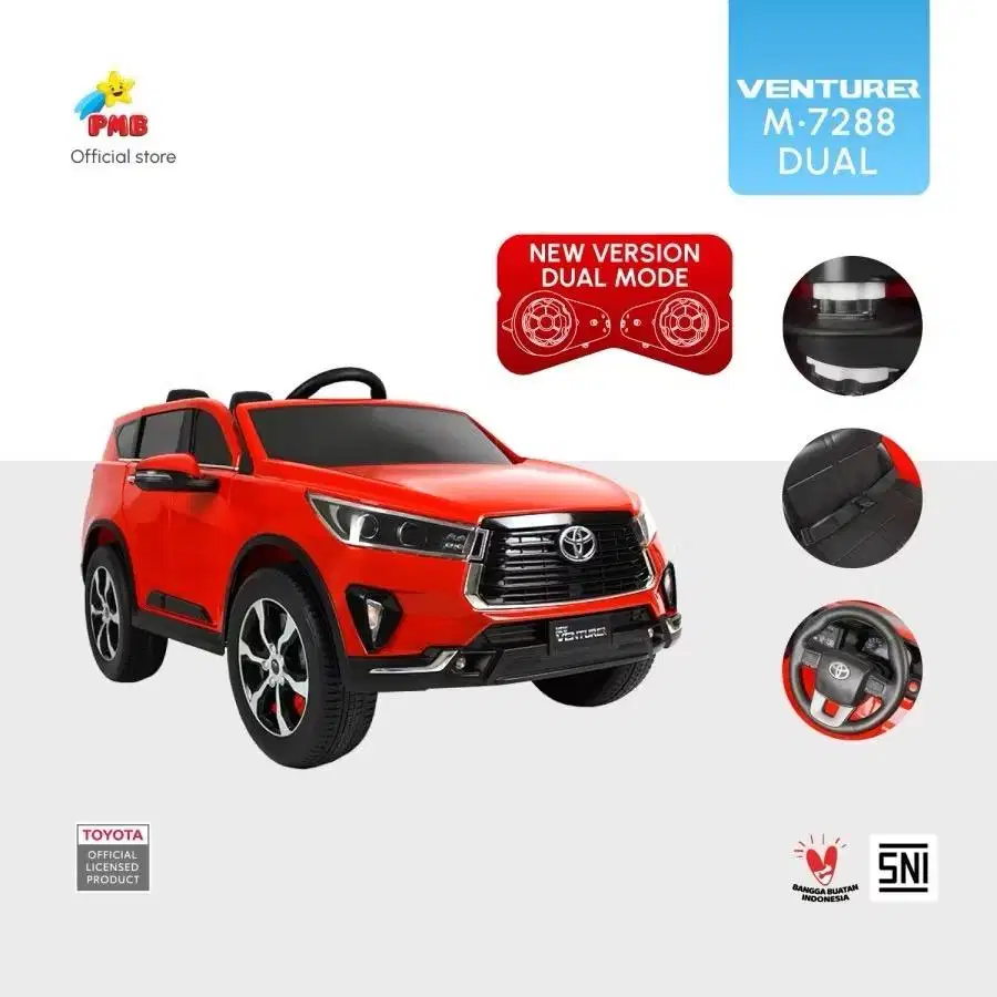 Mainan Mobil Aki Toyota Fortuner Legender