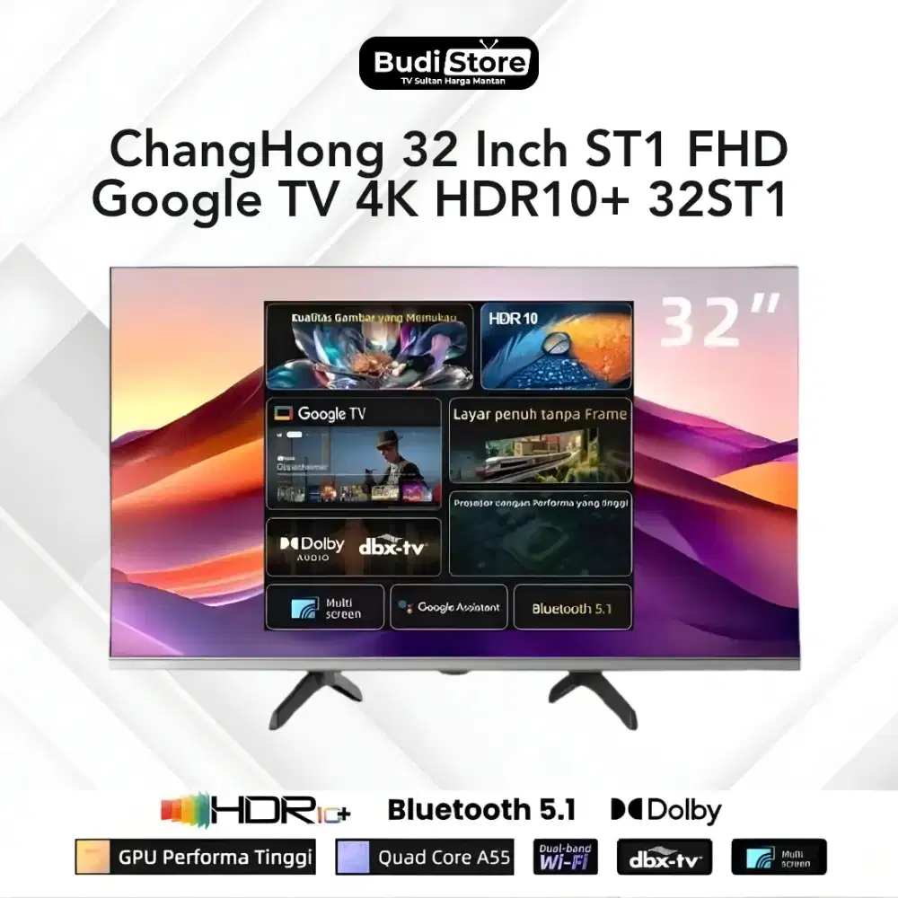 CHANGHONG ST1 Google TV 32 Inch FHD L32ST1